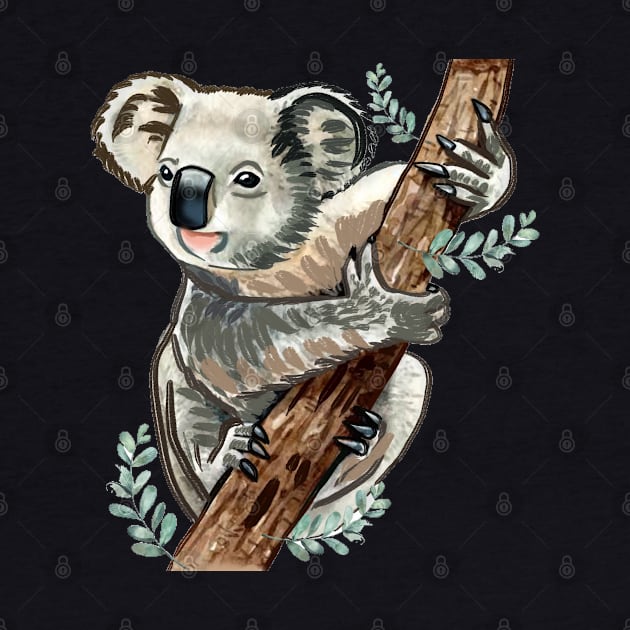 The Cuddlest Koala Bear by Art by Ergate